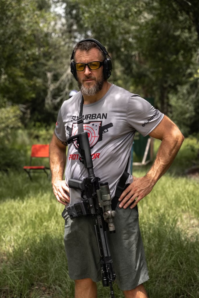 Gun instructor teaching shooting lessons in Boynton Beach Florida