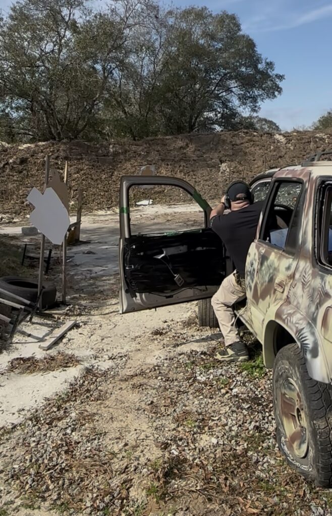 Outdoor shooting range near Belle Glade at Smoke and Barrel Gun Club Okeechobee
