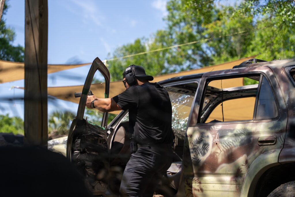 Outdoor shooting range near Fort Lauderdale at Smoke and Barrel Gun Club Okeechobee