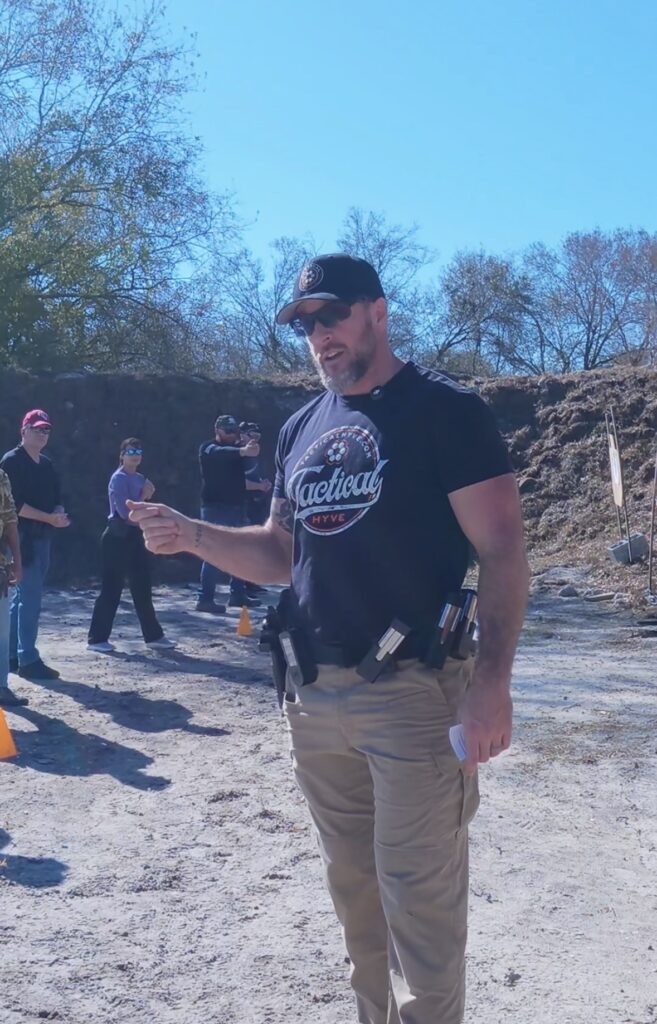 Gun instructor teaching shooting lessons in Greenacres Florida
