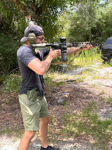 Outdoor shooting range near Jupiter at Smoke and Barrel Gun Club Okeechobee