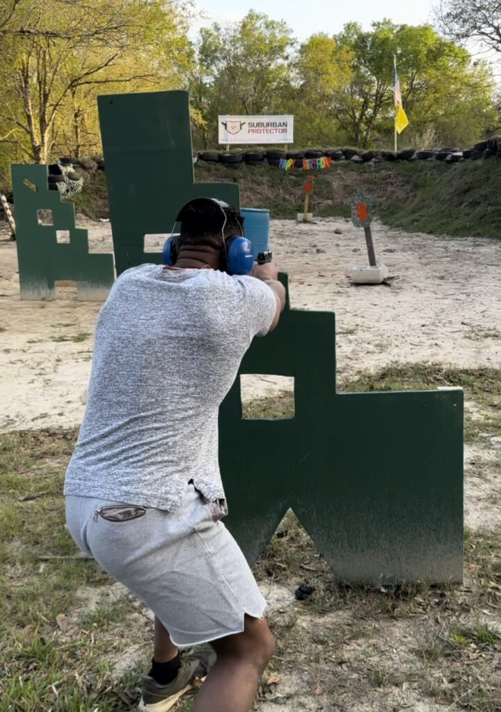 Outdoor shooting range near Lake Worth Beach at Smoke and Barrel Gun Club Okeechobee