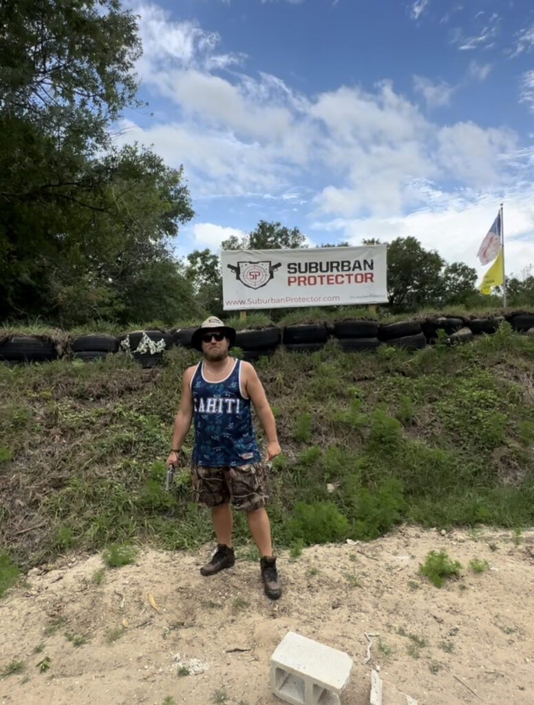 Gun instructor teaching shooting lessons in Lake Worth Beach Florida
