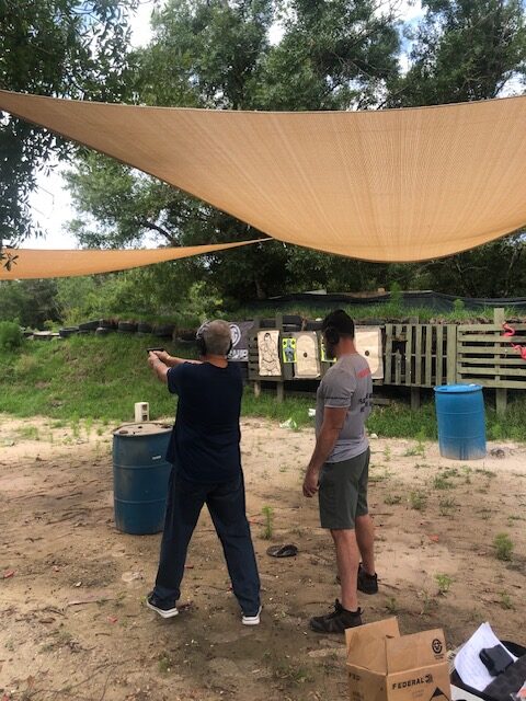 Outdoor shooting range near Royal Palm Beach at Smoke and Barrel Gun Club Okeechobee