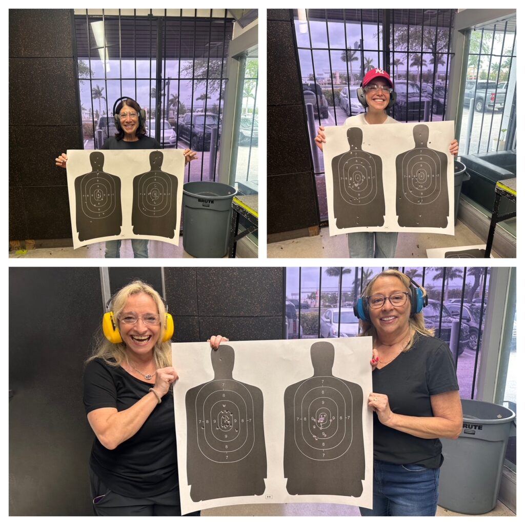 Gun instructor teaching shooting lessons in Sunrise Florida