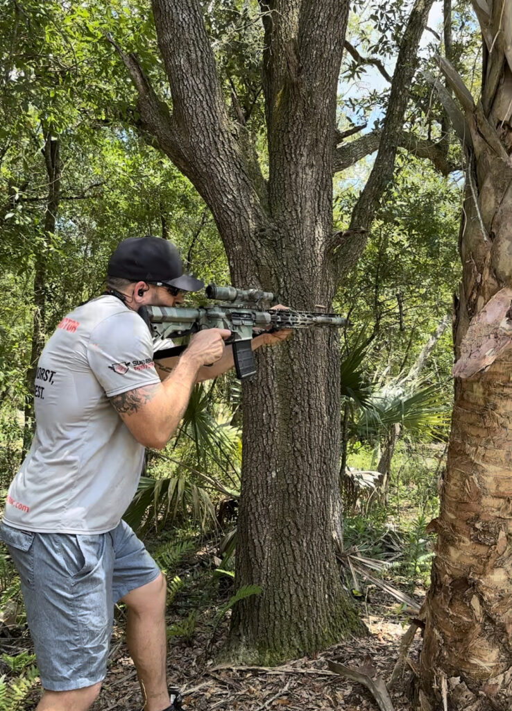 Gun instructor teaching shooting lessons in Celebration Florida