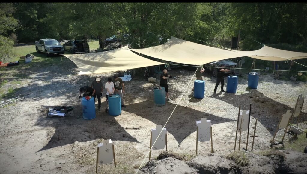 Outdoor shooting range near Jupiter Island at Smoke and Barrel Gun Club Okeechobee