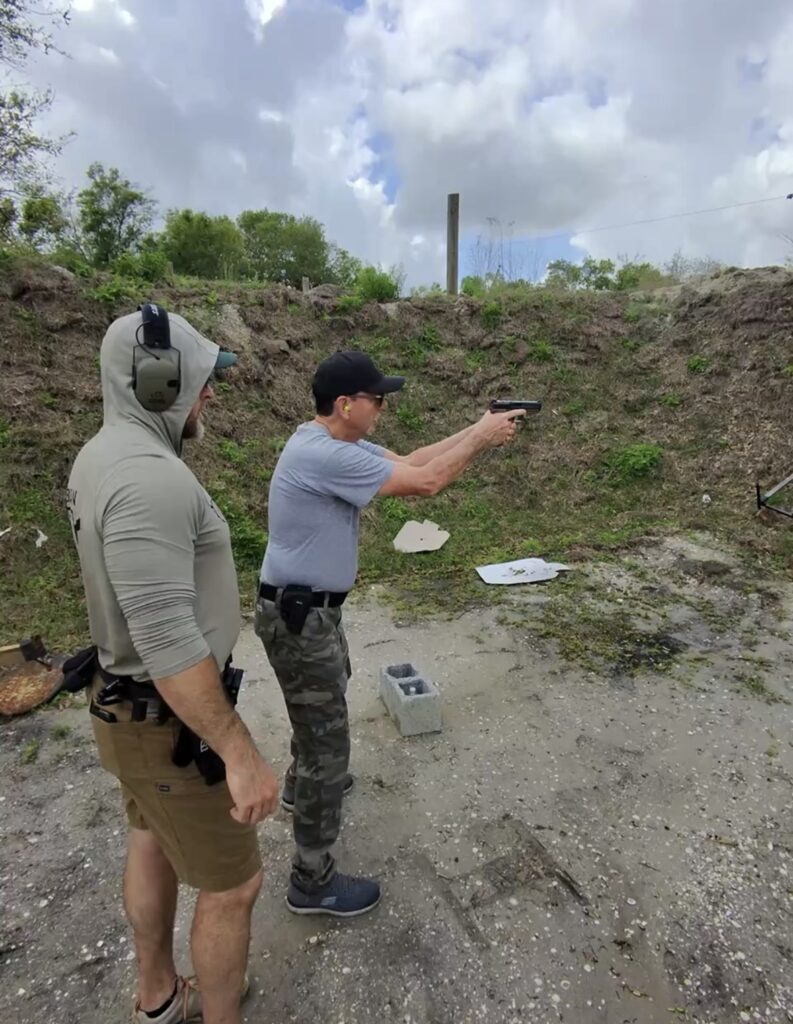 Outdoor shooting range near Jupiter Island at Smoke and Barrel Gun Club Okeechobee