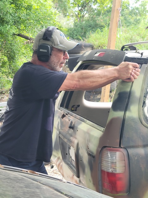 Gun instructor teaching shooting lessons in Margate Florida