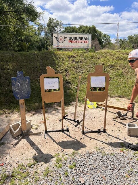 Outdoor shooting range near Ocean Breeze at Smoke and Barrel Gun Club Okeechobee