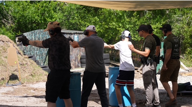 Gun instructor teaching shooting lessons in Okeechobee Florida
