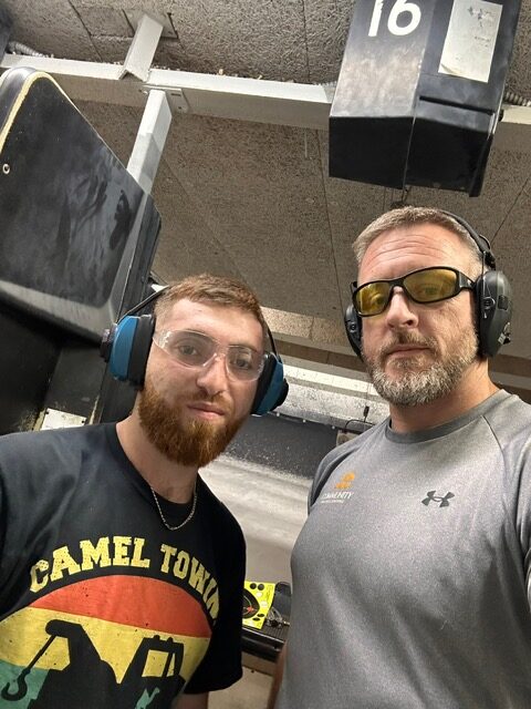 Gun instructor teaching shooting lessons in Palm City Florida